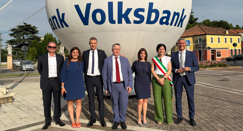 Die Volksbank Filiale in Casale sul Sile feiert ihr 20-jähriges Bestehen 