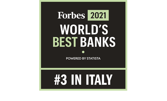 Volksbank belegt in Italien Rang 3 unter den von Forbes klassifizierten „World's Best Banks 2021“